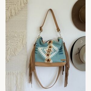 Mercy Grey Design Co XL Slouchy Bag With Fringe